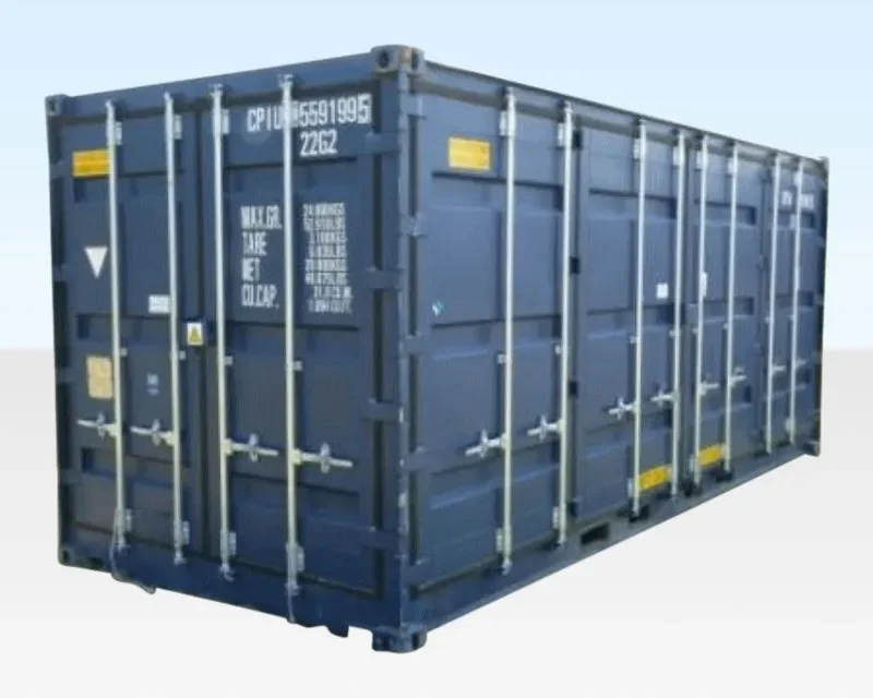 20ft x 8ft Open Side Bunded Open Mesh Floor Store